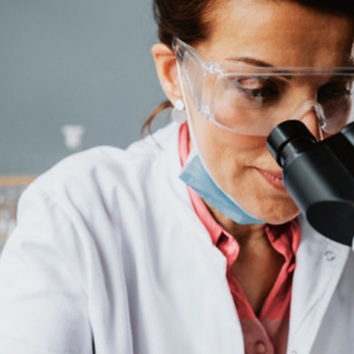 Scientist in laboratory